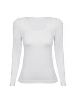 Blusa Manga Longa Lupo Loba 45184-001 Sem Costura Decote Redondo Microfibra T. M/G