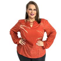 Blusa manga longa miravest feminino ref: mir232199