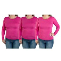 Blusa Manga Longa ONG Kit com 3 peças ML02 Blusa Manga Longa ONG Kit com 3 peças ML02