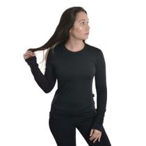 Blusa Manga Longa Peluciada Feminina Dicors