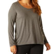 Blusa Manga Longa Plus Size Malwee