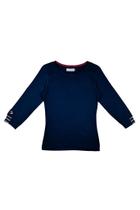 Blusa Manga Longa Ribana Juanna - Confeccionada em Algodão