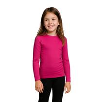 Blusa Manga Longa Térmica Comfort Segunda Pele Inverno Peluciada Infantil Peluciada Térmico