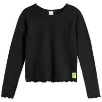 Blusa Manga Longa Tricot Menina Preto Marisol Blusa Manga Longa Tricot Menina Preto Marisol