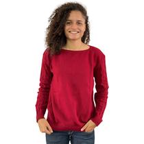 Blusa Manga Longa Tricot Trico Feminina Sueter Quentinho 485