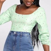 Blusa Manga Media Verde Myft