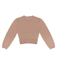 Blusa MangaLonga Juvenil Feminino Minty Marrom