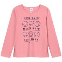 Blusa Marisol Play Infantil Manga Longa