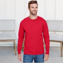 Blusa Masculina Algodão Fio 30 Manga Longa Leve Premium Confortável