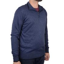 Blusa Masculina Broken Rules By Mooncity Tricot Azul Mescla - 590147