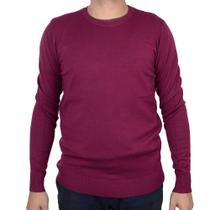 Blusa Masculina Broken Rules By Mooncity Tricot Vinho - 590155