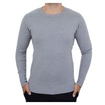 Blusa Masculina Broken Rules Sueter Cinza - 590192