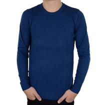 Blusa Masculina Broken Rules Sueter Tricot Azul - 590200