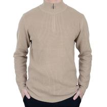 Blusa Masculina Broken Rules Suéter Tricot Bege Cáqui - 5902 Blusa Masculina Broken Rules Suéter Tricot Bege Cáqui - 5902
