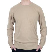 Blusa Masculina Broken Rules Suéter Tricot Bege Cáqui - 5902 Blusa Masculina Broken Rules Suéter Tricot Bege Cáqui - 5902