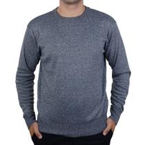 Blusa Masculina Broken Rules Sueter Tricot Cinza - 590160