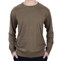 Blusa Masculina Broken Rules Suéter Tricot Marrom - 5902 Blusa Masculina Broken Rules Suéter Tricot Marrom - 5902