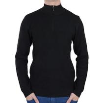 Blusa Masculina Broken Rules Suéter Tricot Preta - 5902
