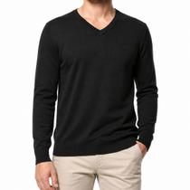 Blusa Masculina Broken Rules Suéter Tricot Preta - 5902