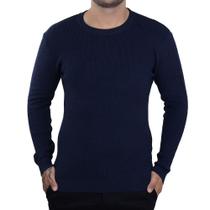 Blusa Masculina Broken Rules Tricot Azul - 590190