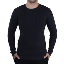 Blusa Masculina Broken Rules Tricot Cinza Escuro - 590190