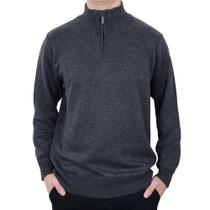 Blusa Masculina Broken Rules Tricot Cinza Mescla - 590224 Blusa Masculina Broken Rules Tricot Cinza Mescla - 590224