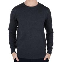 Blusa Masculina Broken Rules Tricot Cinza Mescla - 590238