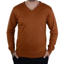 Blusa Masculina Broken Rules Tricot Marrom - 590159