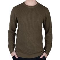 Blusa Masculina Broken Rules Tricot Marrom Camel - 590235