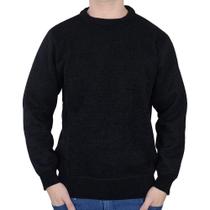 Blusa Masculina Broken Rules Tricot Peluciada Preta - 59022 Blusa Masculina Broken Rules Tricot Peluciada Preta - 59022
