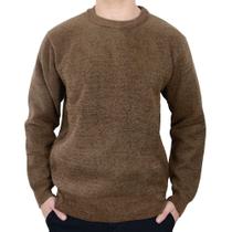 Blusa Masculina Broken Rules Tricot Peluciado Cafe - 590226 Blusa Masculina Broken Rules Tricot Peluciado Cafe - 590226