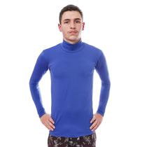 Blusa Masculina Cacharrel Gola Alta Manga Longa Segunda Pele/ Ciclismo/Caminhada/Proteção UV - RodriguesCloset