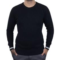 Blusa Masculina Darluam Sueter Tricot Preta - 4029