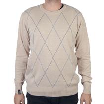 Blusa Masculina Darluam Tricot Bege - 4023