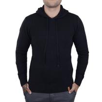 Blusa Masculina Darluam Tricot Slim Preta - 4031
