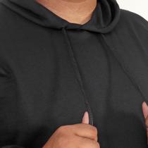 Blusa Masculina de Moletom TechMalhas com capuz tamanho grande