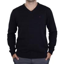 Blusa Masculina Docthos Sueter Tricot Preta - 766949