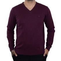 Blusa Masculina Docthos Sueter Tricot Slim Bordô - 766949 Blusa Masculina Docthos Sueter Tricot Slim Bordô - 766949