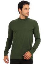 Blusa Masculina Gola Alta Slim com Elastano Anistia Militar Blusa Masculina Gola Alta Slim com Elastano Anistia Militar