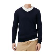 Blusa Masculina Hering ML Sueter Tricot Marinho - K0WEAX7SI