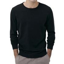 Blusa Masculina Hering ML Suéter Tricot Preta - K0WGN10SI