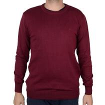 Blusa Masculina Highstil Tricot Gola Redonda Vinho - 010256