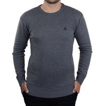 Blusa Masculina Lucky Sailing Suéter Preto Mescla - 95000