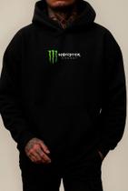 Blusa Masculina Moletom Canguru Monster Uniforme Corrida