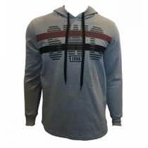 Blusa Masculina Moletom Flanelado com Capuz Sideway