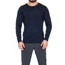 Blusa Masculina Navaratti Sueter Tricot Marinho - TR11337C