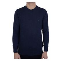 Blusa Masculina Ogochi Tricot Concept Slim Marinho - 005490