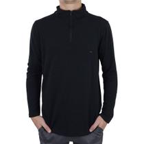 Blusa Masculina Olho Fatal ML Sueter Tricot Preta - 4014 Blusa Masculina Olho Fatal ML Sueter Tricot Preta - 4014