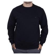 Blusa Masculina Olho Fatal Moletom Peluciada Preta - 7400