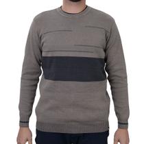 Blusa Masculina Oyhan Tricot Marrom - 41R1109 Blusa Masculina Oyhan Tricot Marrom - 41R1109
